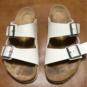 Birkenstocks White Arizona size 39